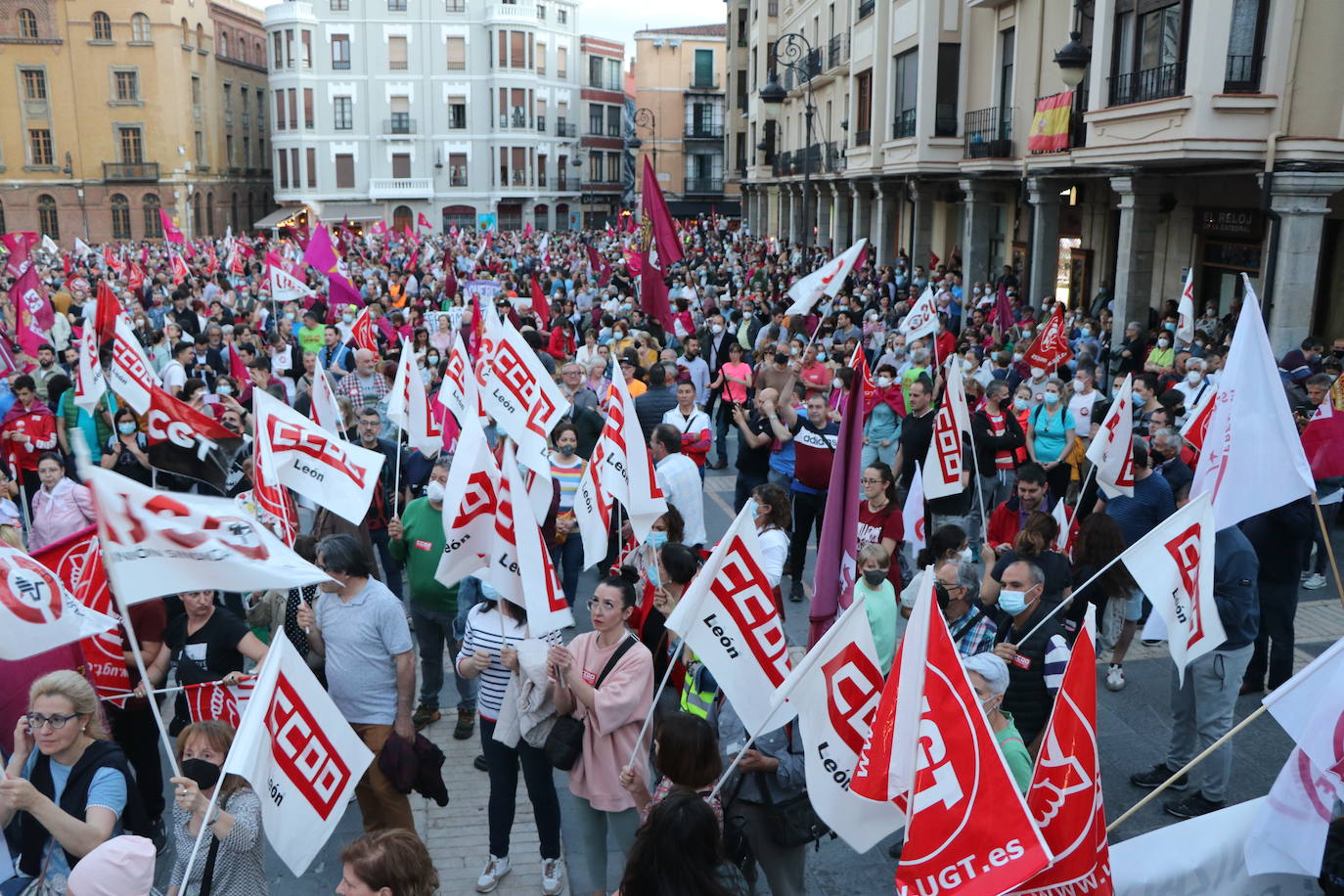 Manifestación por León en la capital leonesa. 