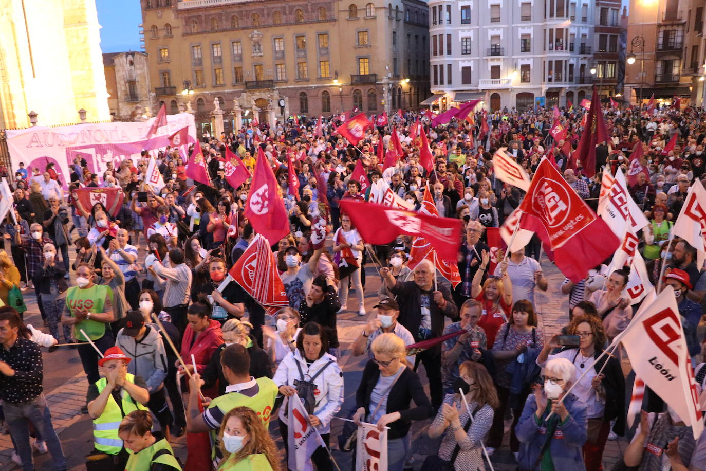 Manifestación por León en la capital leonesa. 