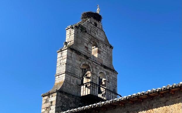 El campanario de Matueca de Torío, uno de los pueblos del León vaciado.