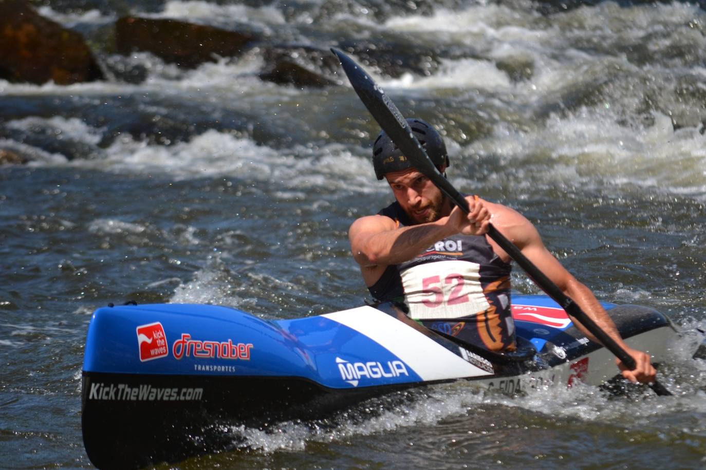 Guillermo Fidalgo, en su participación en el Campeonato de España. 