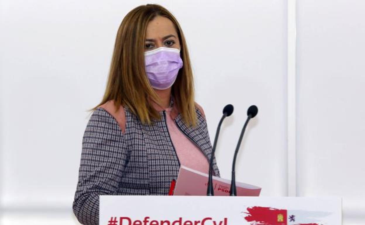 La delegada de la Junta en Castilla y León, Virginia BArcones. 