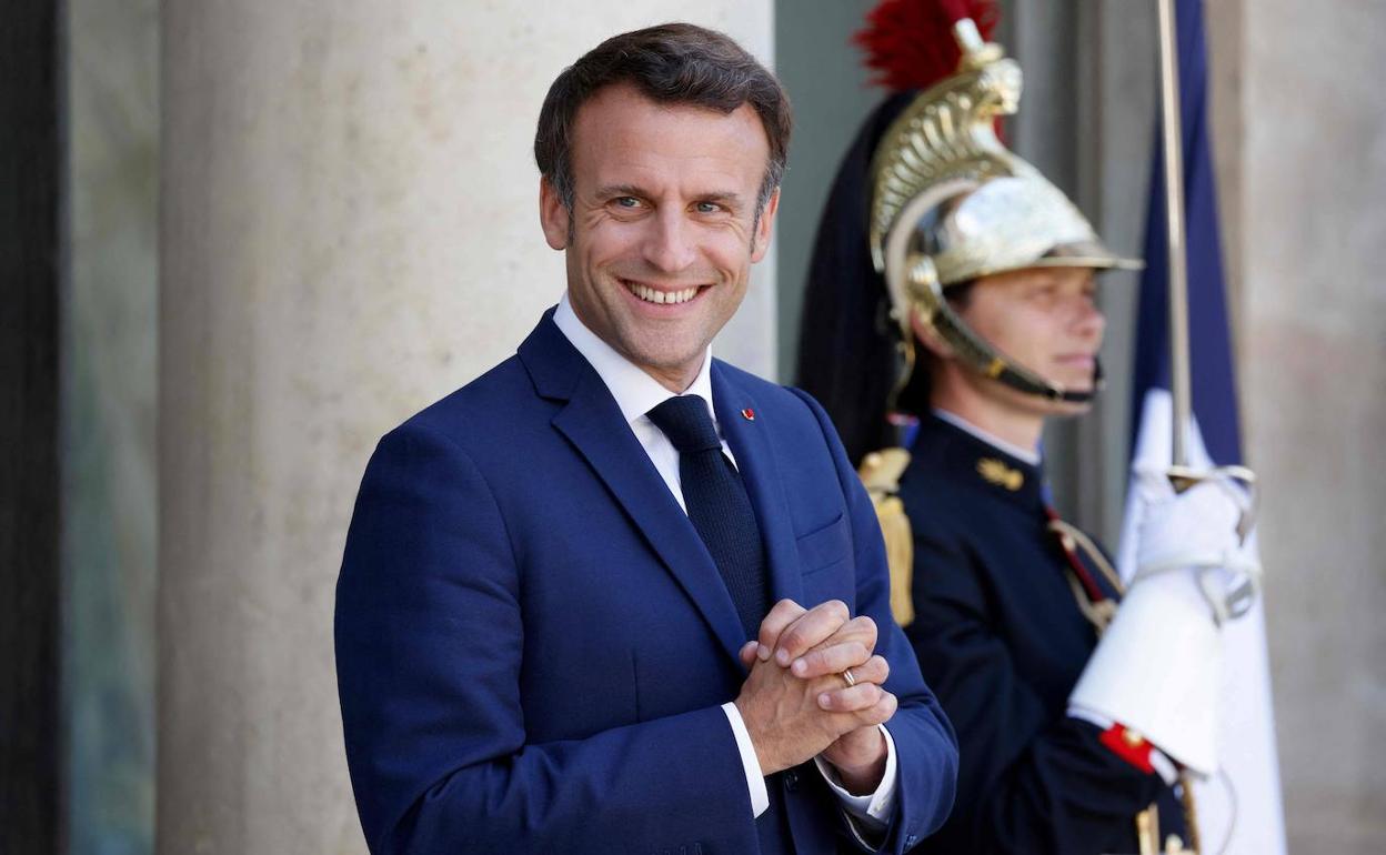 El presidente francés, Emmanuel Macron. 