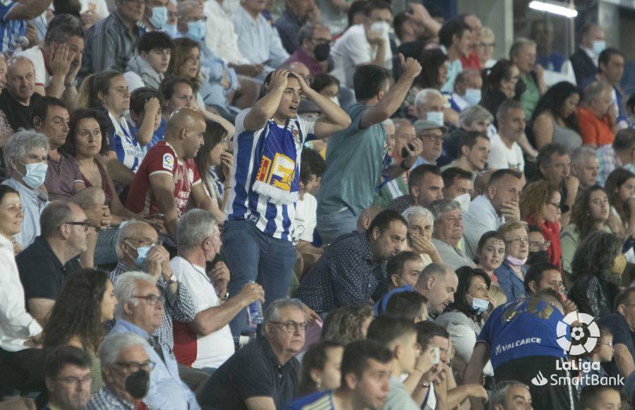 Imagen del encuentro entre la SD Ponferradina y el Leganés. 