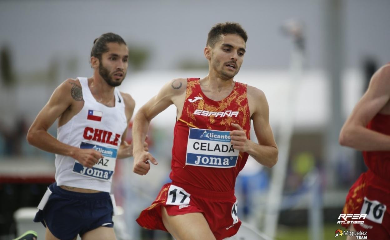 Raúl Celada, en la carrera de los Campeonatos Panamericanos. 