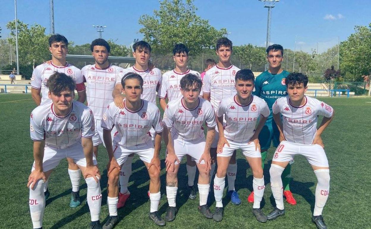 Once inicial de la Cultural de División de Honor ante Las Rozas CF. 