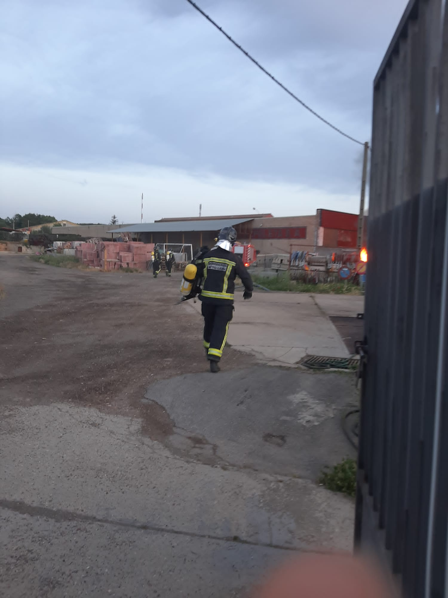 Fotos: Incendio en el almacén de obras de San Andrés