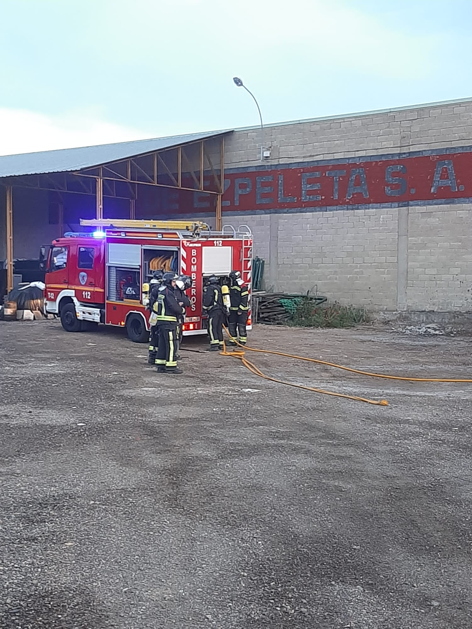 Fotos: Incendio en el almacén de obras de San Andrés