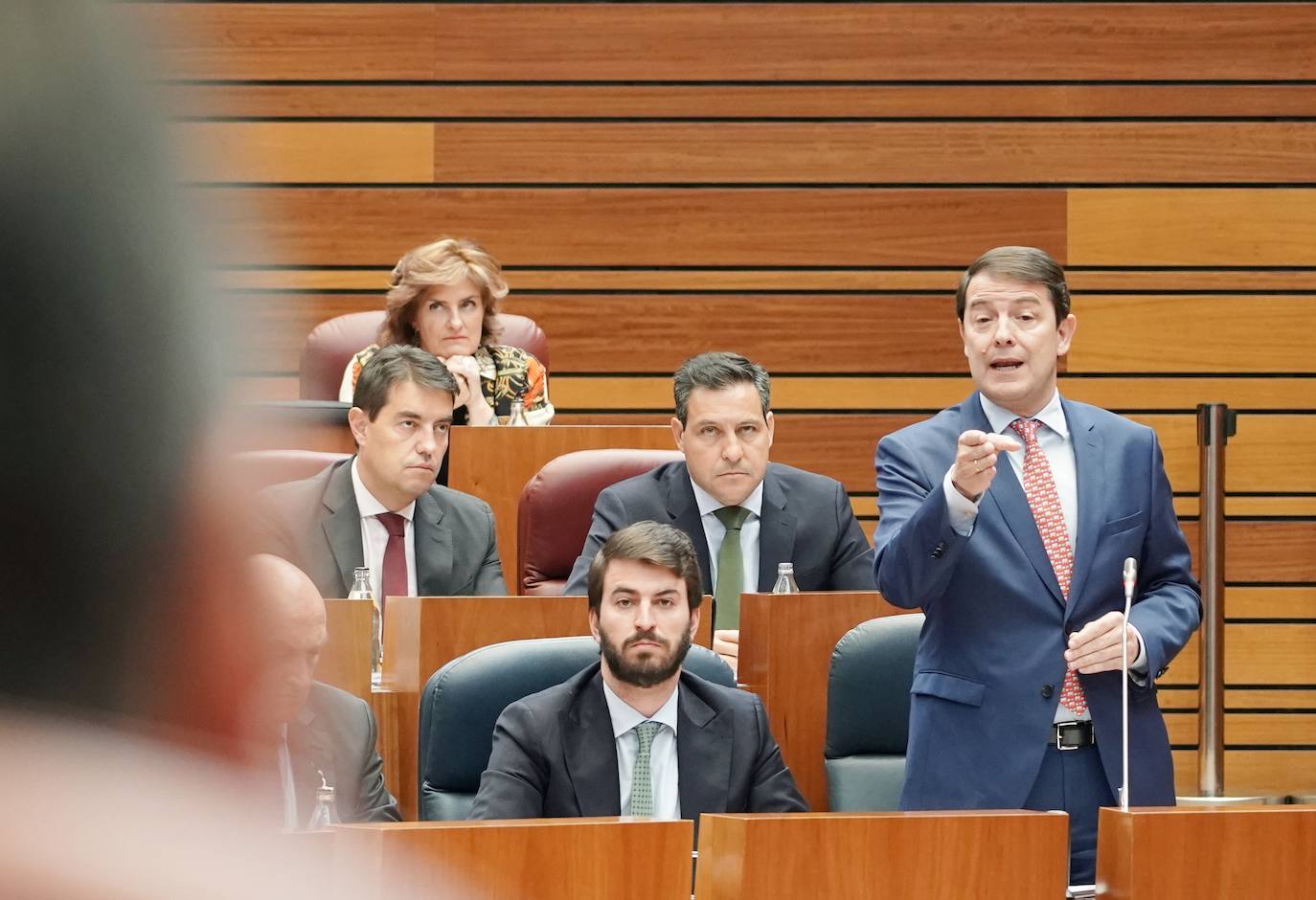 Sesión de martes del pleno de las Cortes de Castilla y León.