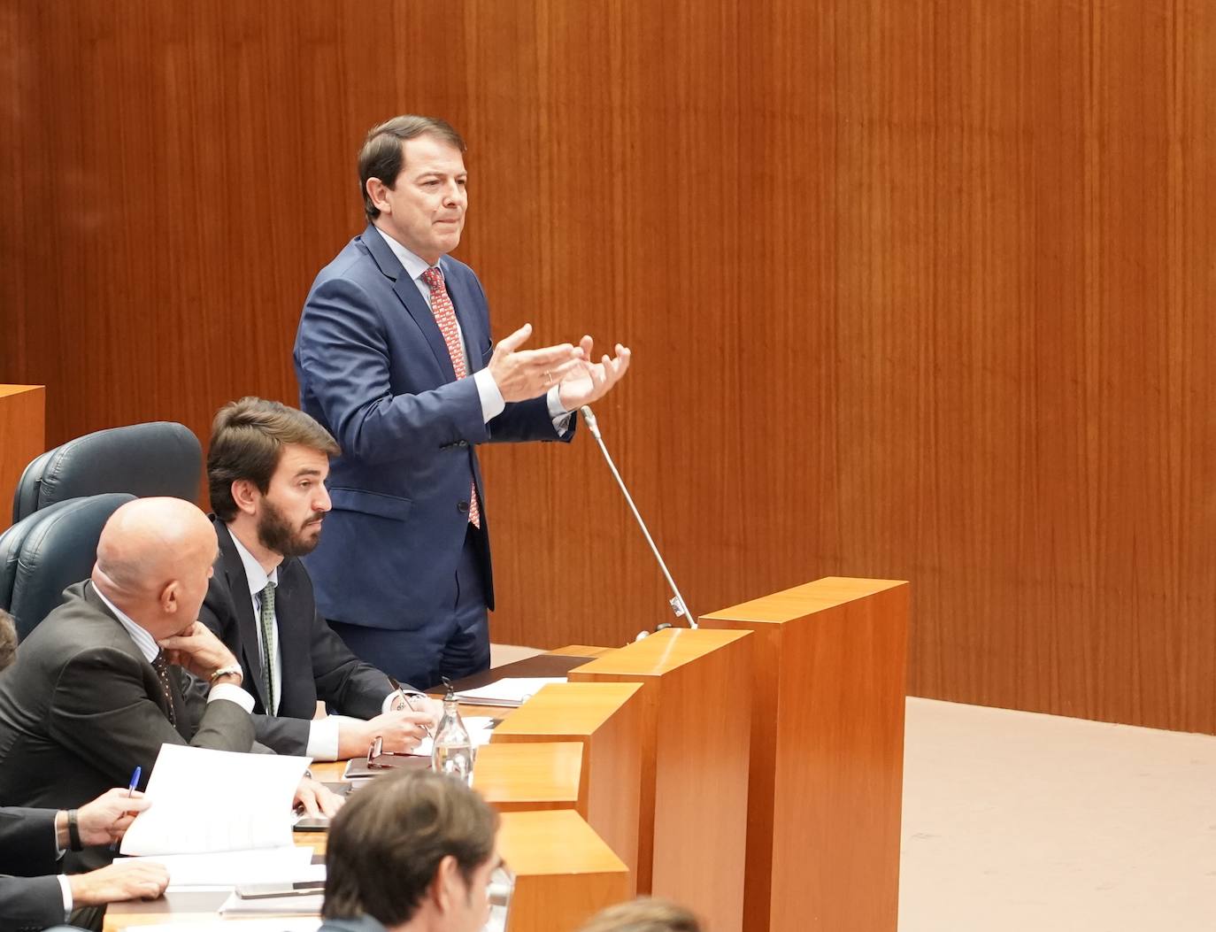 Sesión de martes del pleno de las Cortes de Castilla y León.