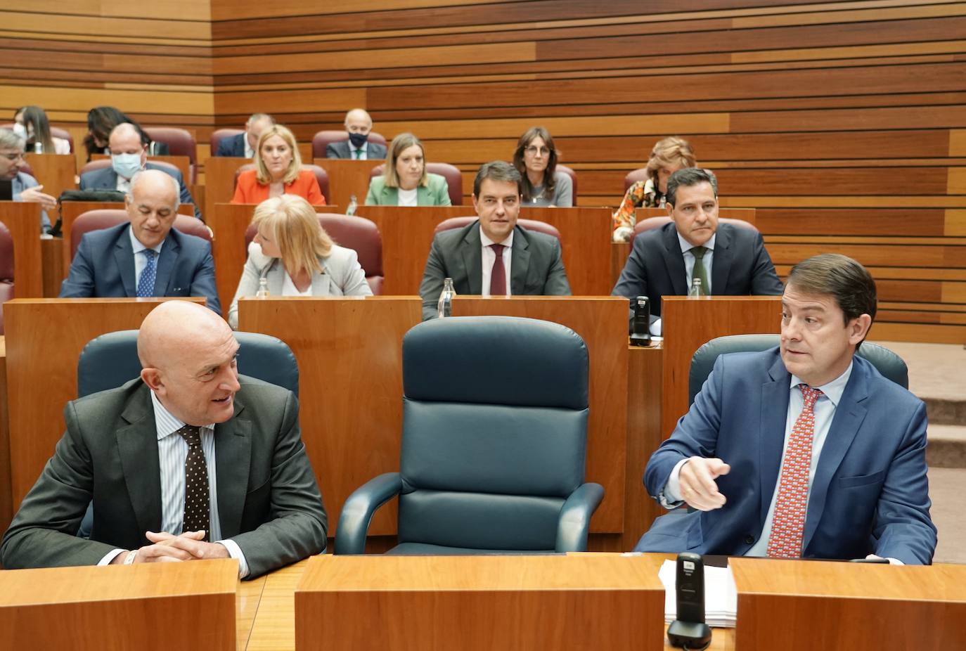 Sesión de martes del pleno de las Cortes de Castilla y León.