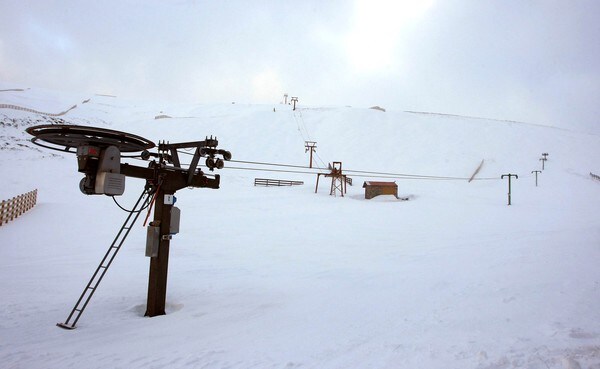 Estación de esquí de El Morredero en Ponferrada.