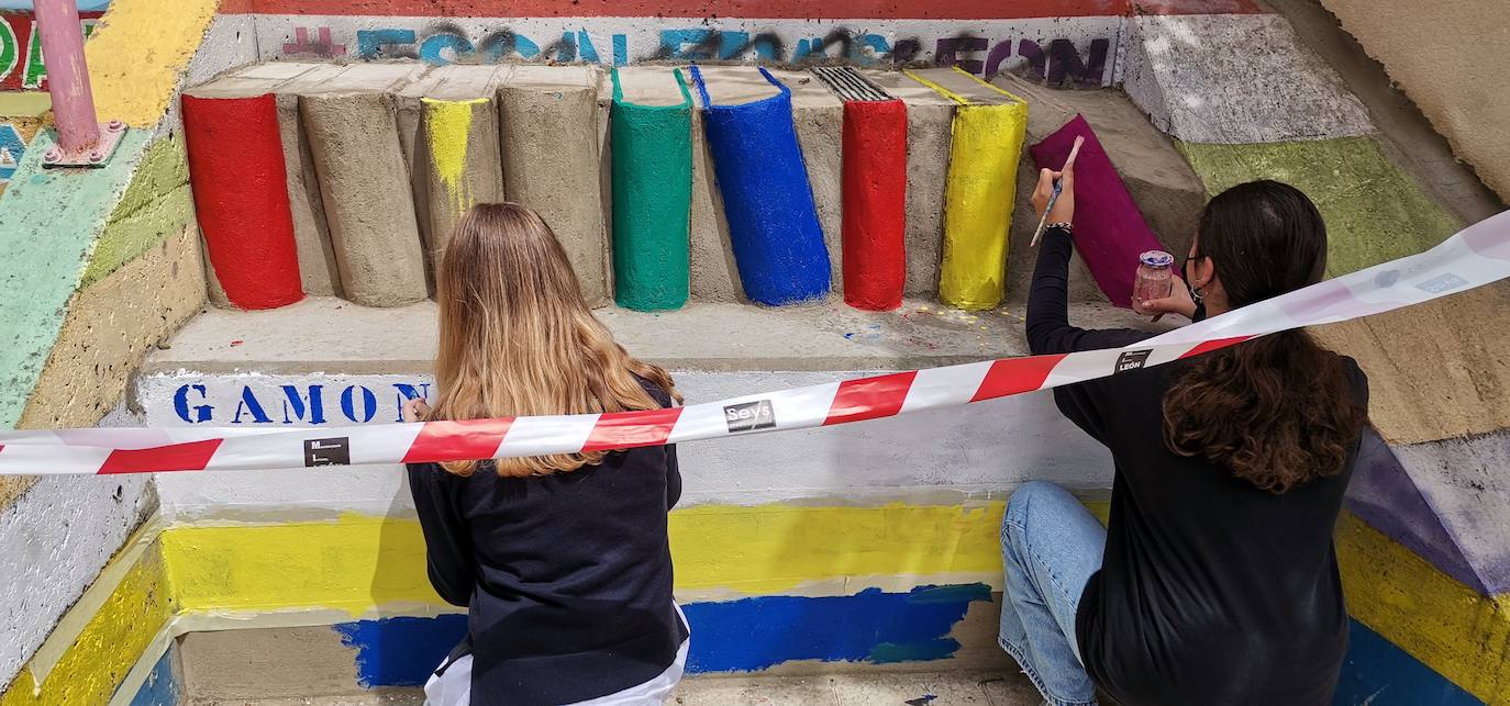 La escalera de colores de Álvaro López Nuñez renueva su imagen