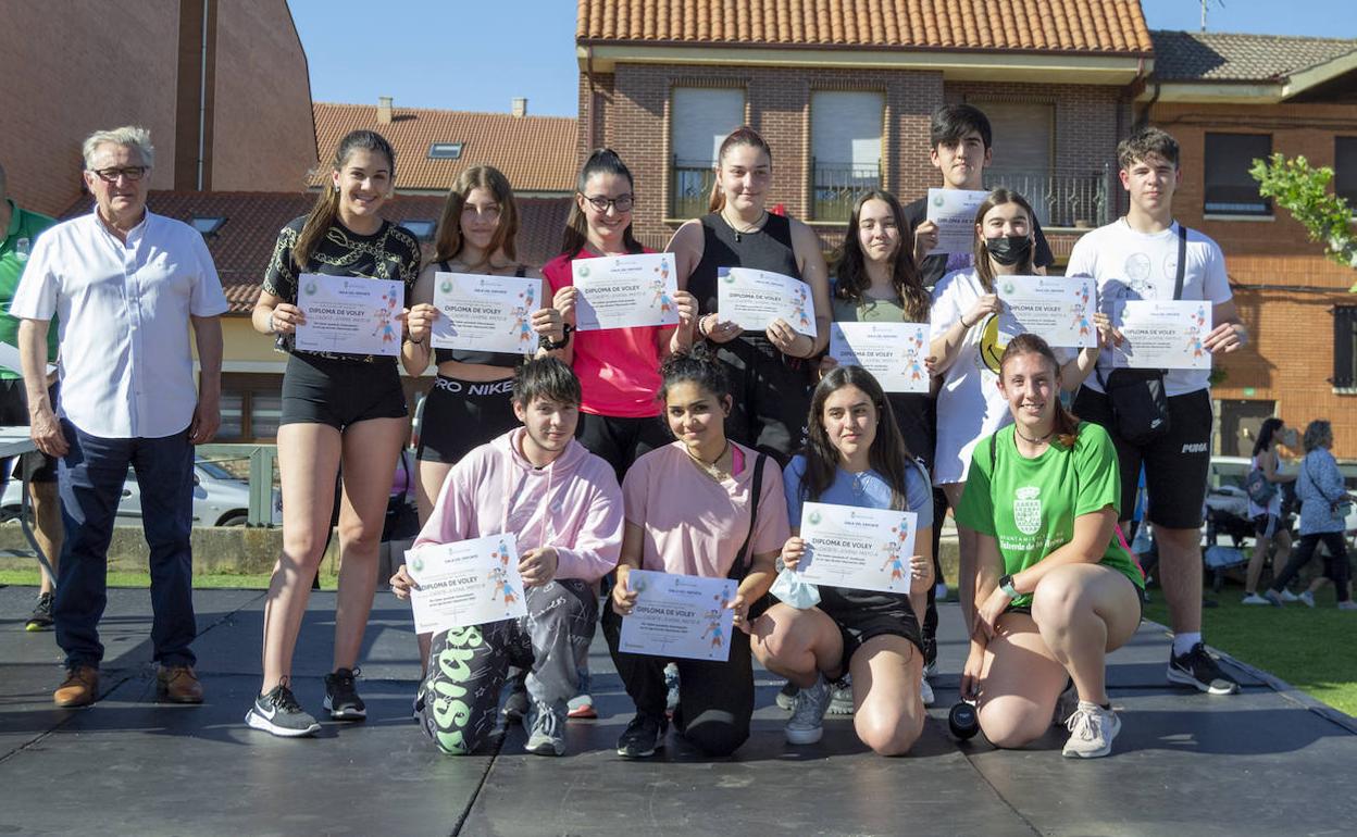 Algunos de los premiados en esta gala.