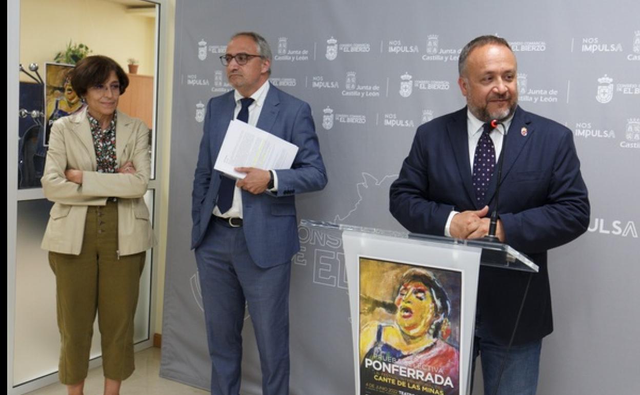 Presentación de la prueba selectiva del LXI Festival Internacional del Cante de las Minas que se celebra el 4 de junio en Ponferrada. 