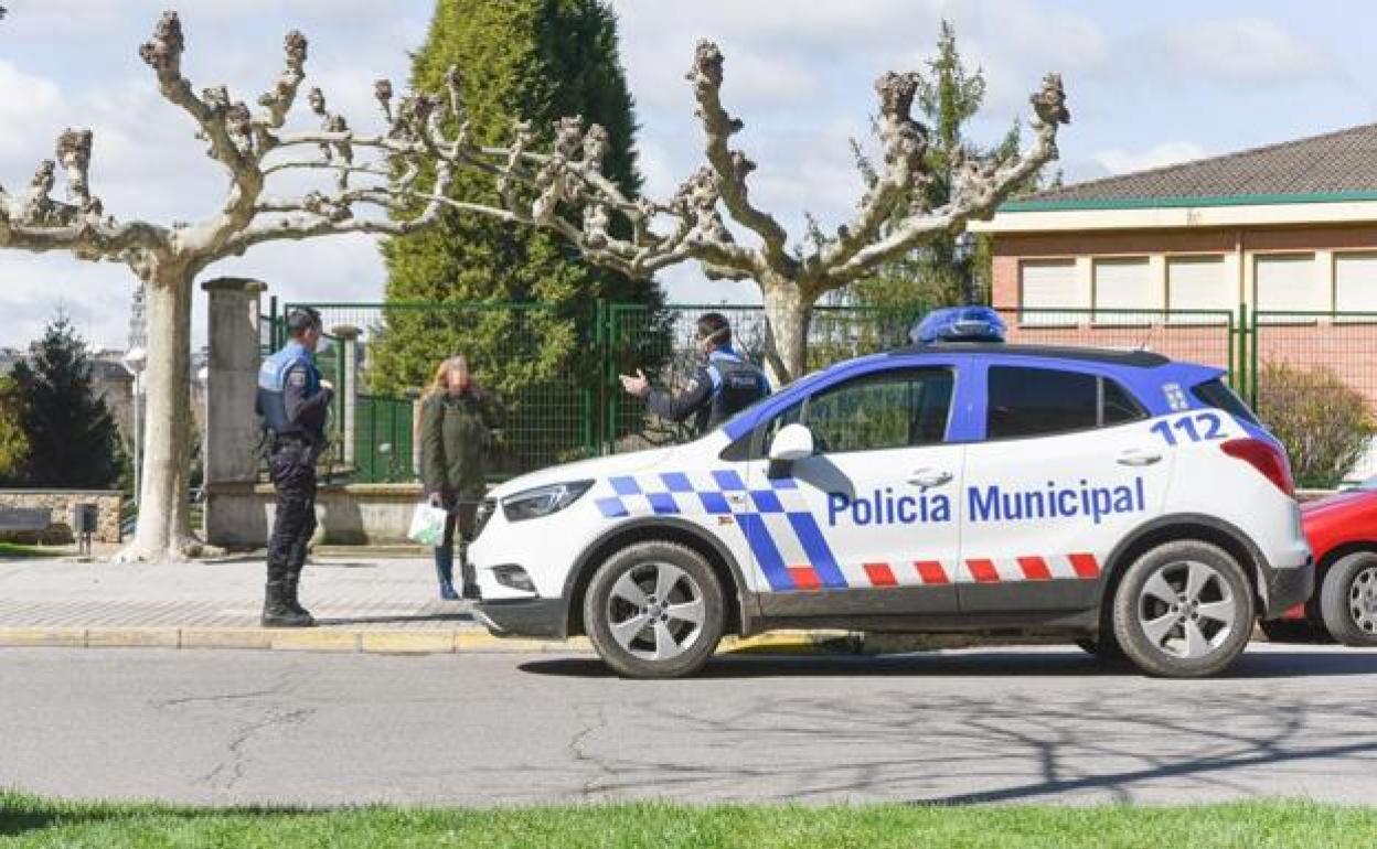 Imagen de archivo de la Policía Local de Ponferrada. 