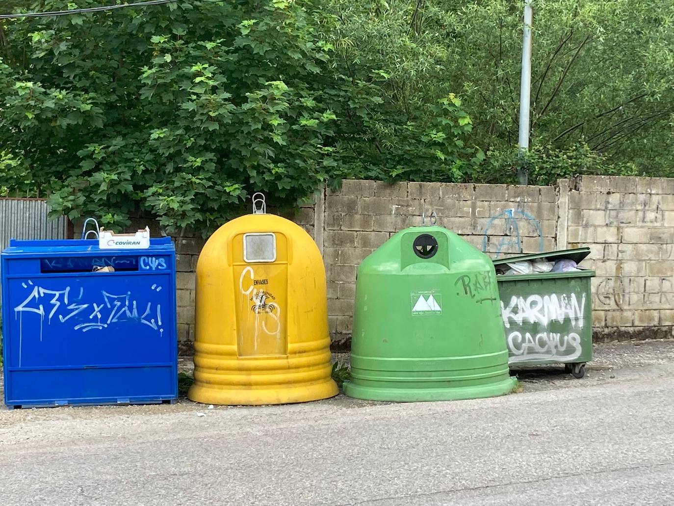 Contenedores del municipio de Sabero. 