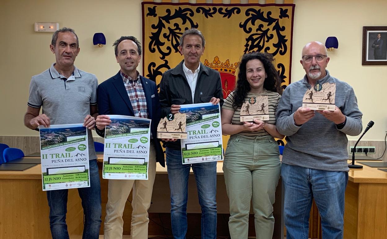 Presentación de la Robla el Trail de montaña Peña del Asno. 