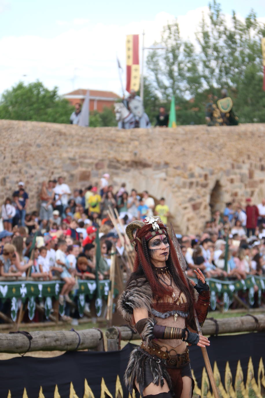 El palenque volvió a cobrar vida y se empapó de caballeros dispuestos a dar batalla ante el Passo Honroso de Hospital de Órbigo.