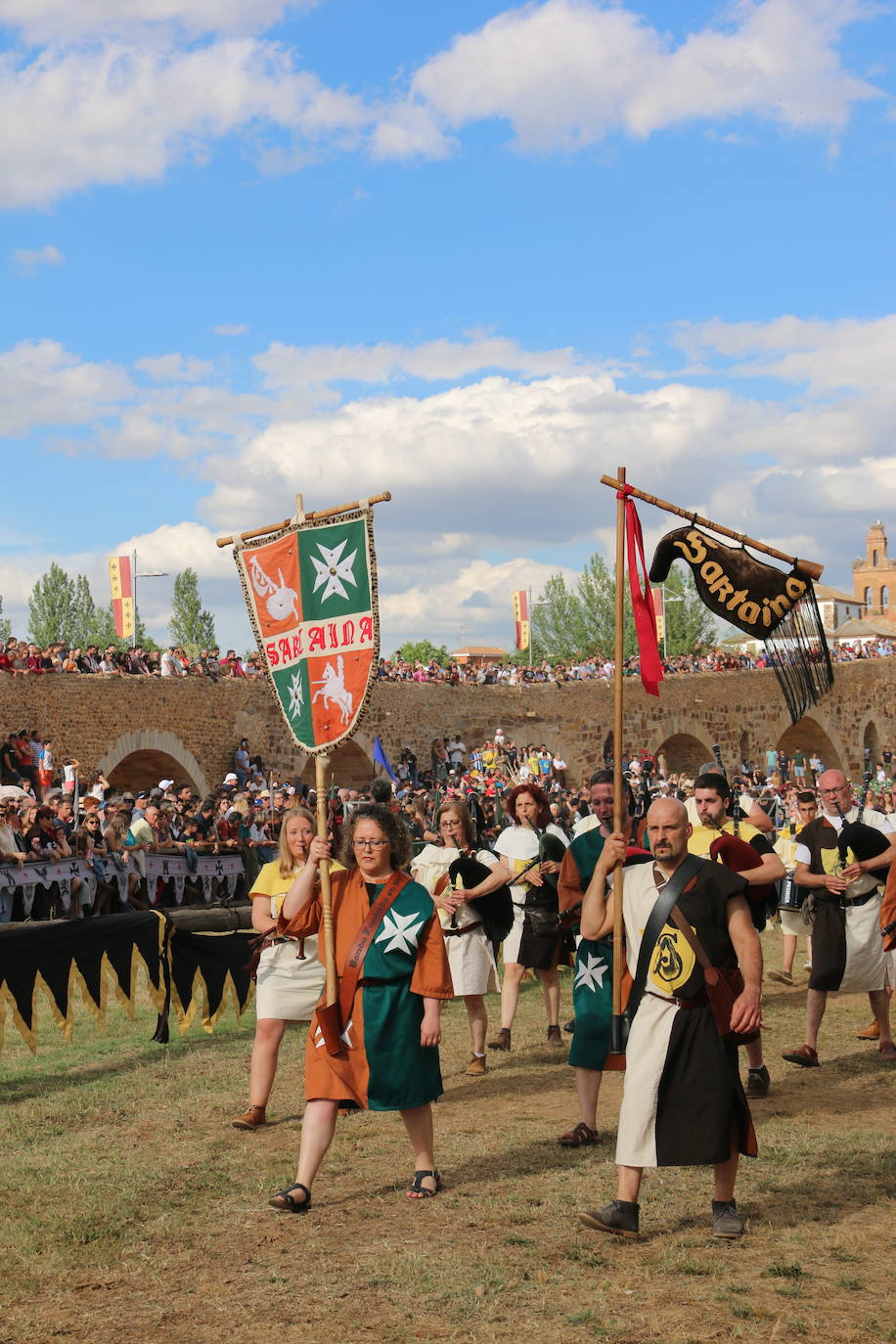 El palenque volvió a cobrar vida y se empapó de caballeros dispuestos a dar batalla ante el Passo Honroso de Hospital de Órbigo.