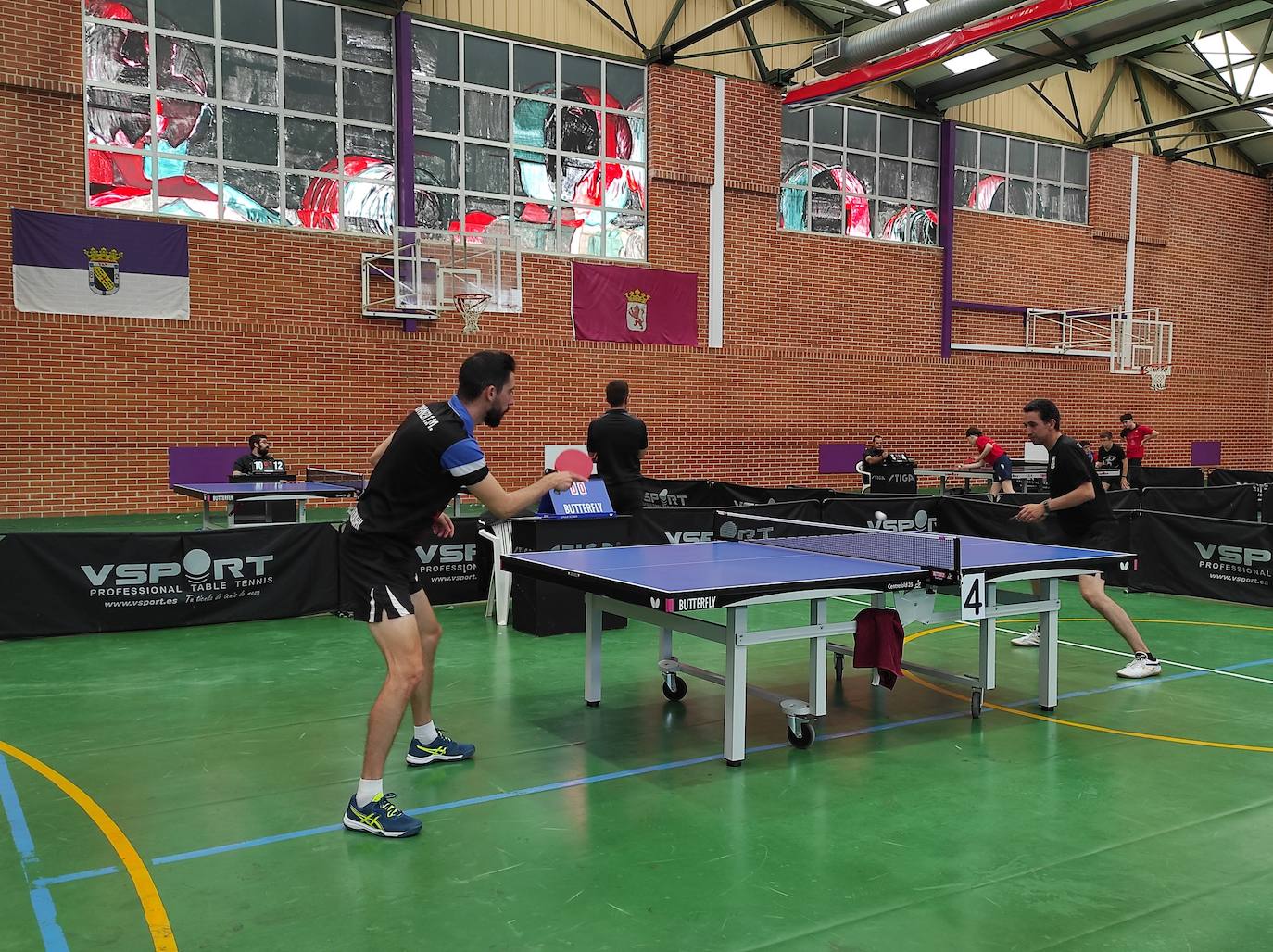 Torneo de tenis de mesa en la localidad de Valencia de Don Juan.