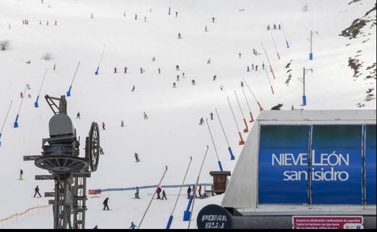 Estación Invernal de San Isidro, en la provincia de León.