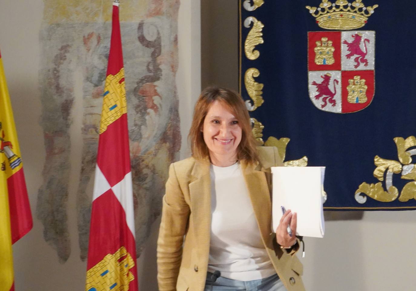 La consejera de Educación, Rocío Lucas, presenta las obras de mejora, reforma y sustitución (RMS) que se llevarán a cabo este verano en los centros docentes de Castilla y León..