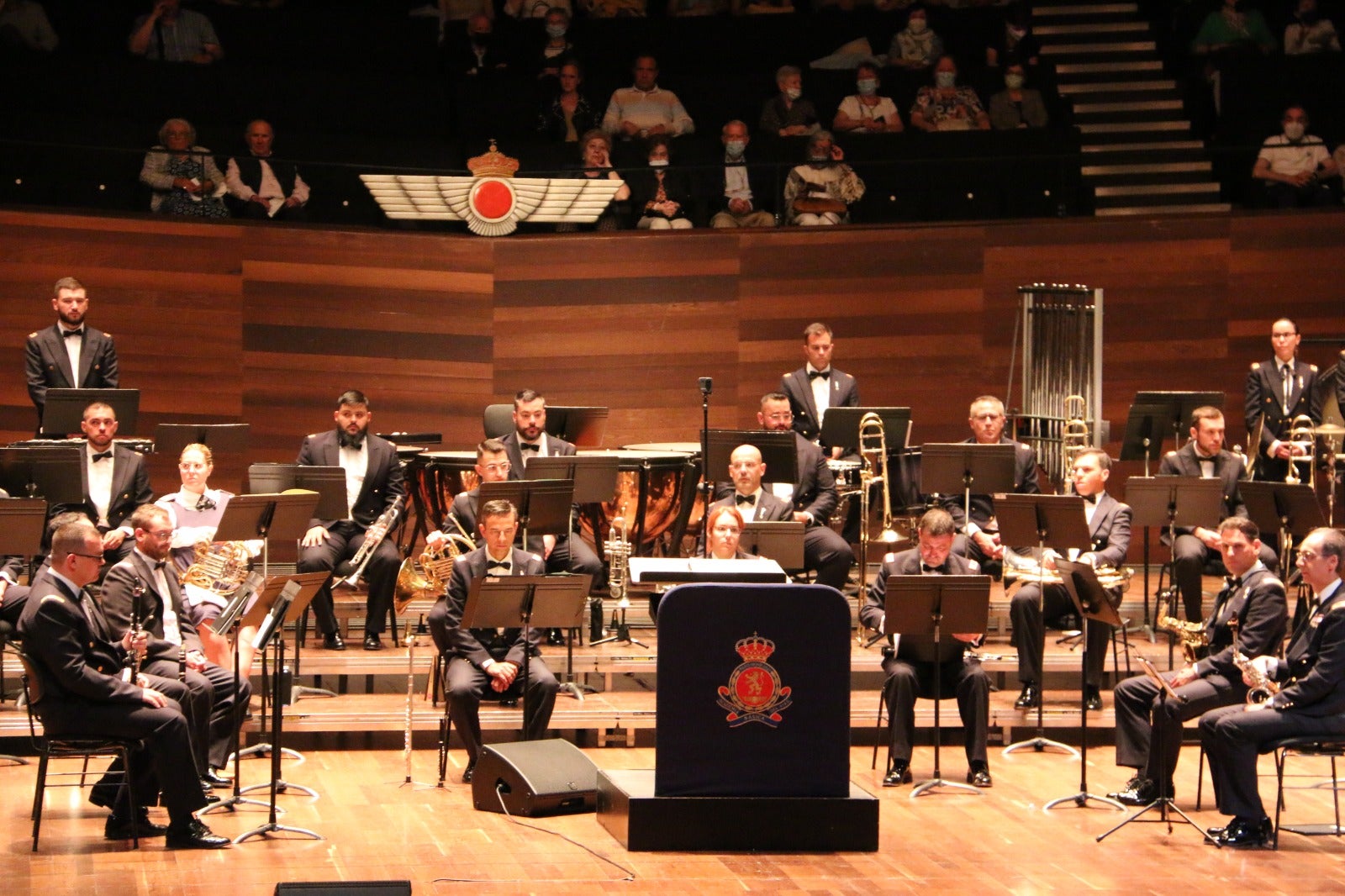Concierto de Unidad de Música de la ABA de la Academia Básica del Aire en el Auditorio de León.