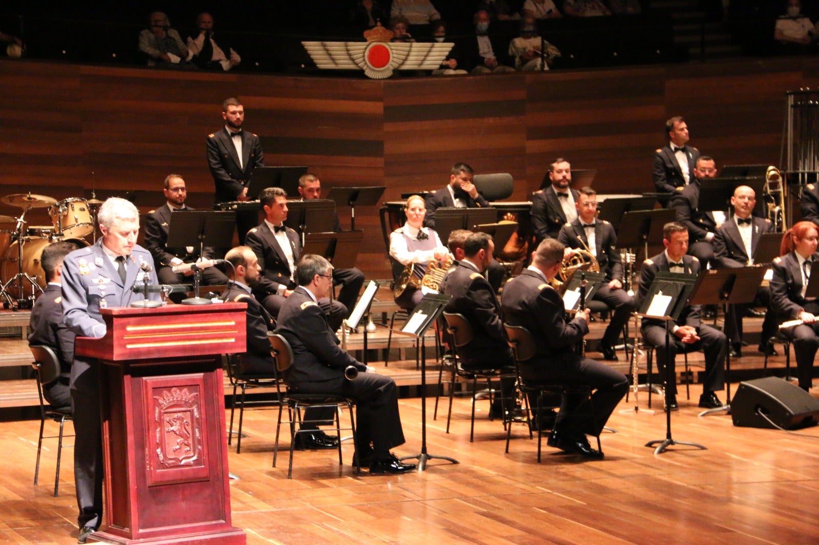 Concierto de Unidad de Música de la ABA de la Academia Básica del Aire en el Auditorio de León.
