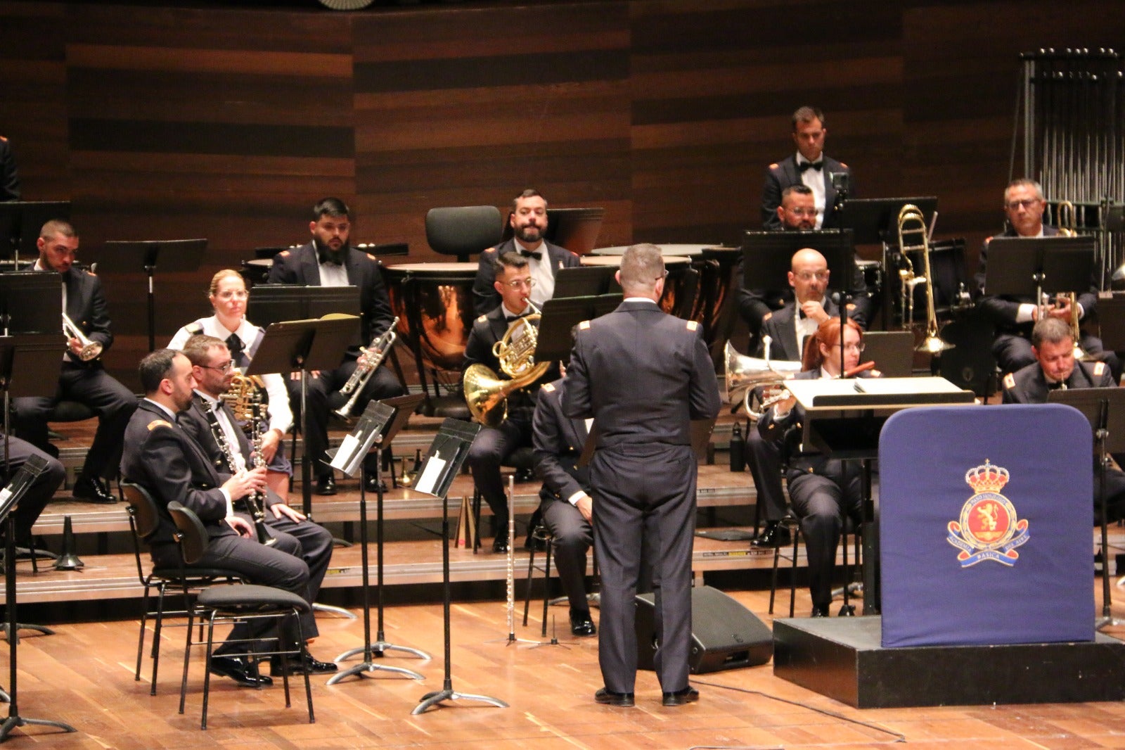Concierto de Unidad de Música de la ABA de la Academia Básica del Aire en el Auditorio de León.