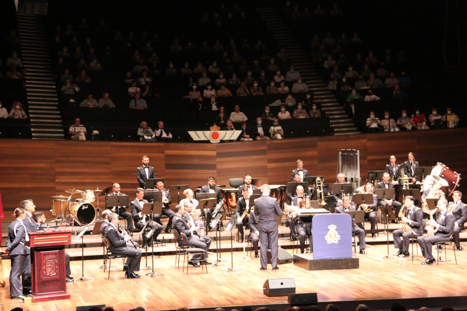 Concierto de Unidad de Música de la ABA de la Academia Básica del Aire en el Auditorio de León.