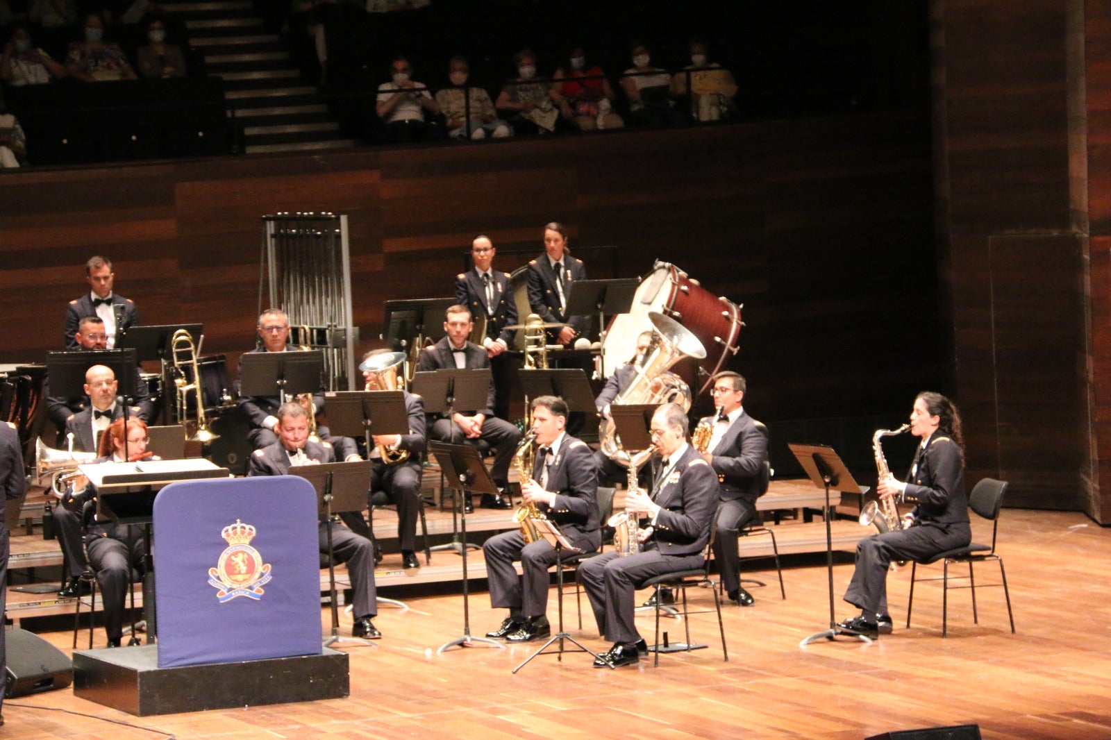 Concierto de Unidad de Música de la ABA de la Academia Básica del Aire en el Auditorio de León.