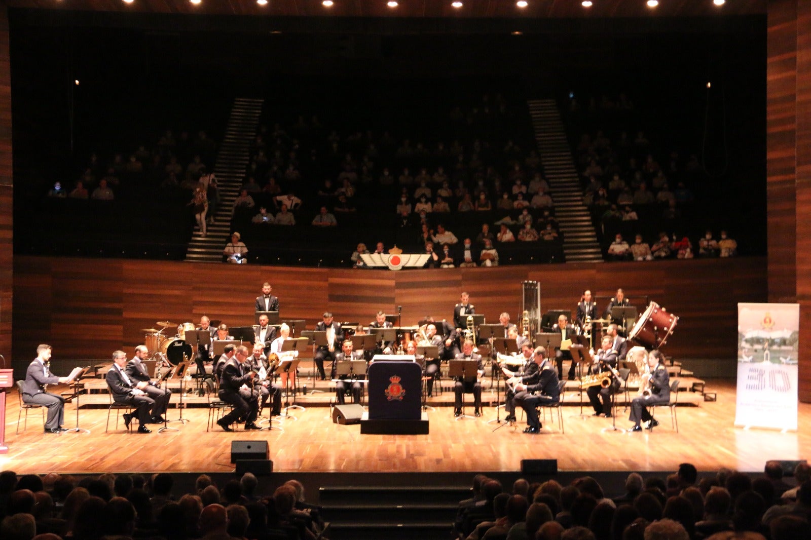 Concierto de Unidad de Música de la ABA de la Academia Básica del Aire en el Auditorio de León.