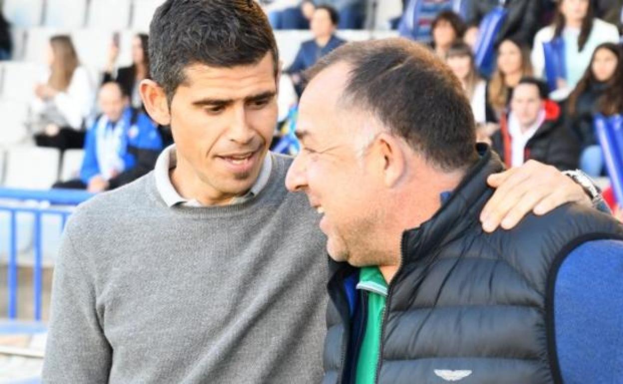 Antonio Hidalgo, entrenador de fútbol, en su etapa en el CE Sabadell.