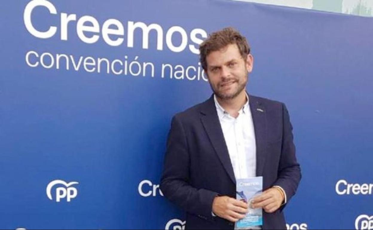 Javier Santiago Vélez, durante la convención nacional del Partido Popular (PP). 