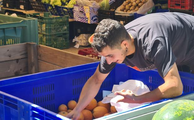 Algunos de los productos que se venden en el mercado de Riello.