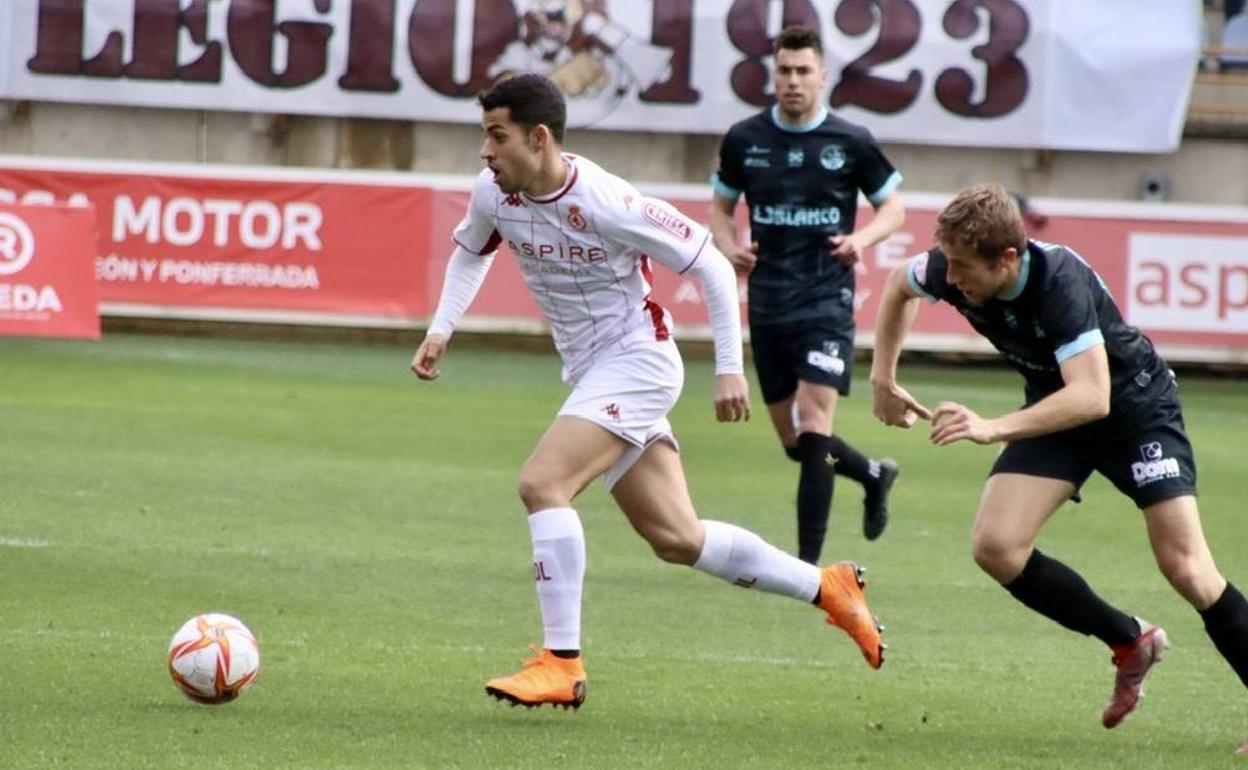 Solís, en un partido con la Cultural esta temporada.