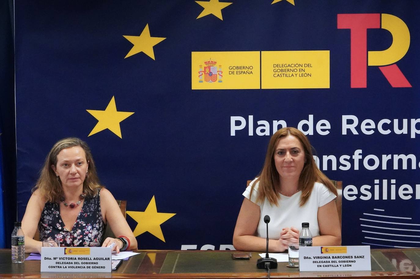 a delegada del Gobierno Virginia Barcones se reúne con la delegada del Gobierno para la Violencia de Género Victoria Rosell.