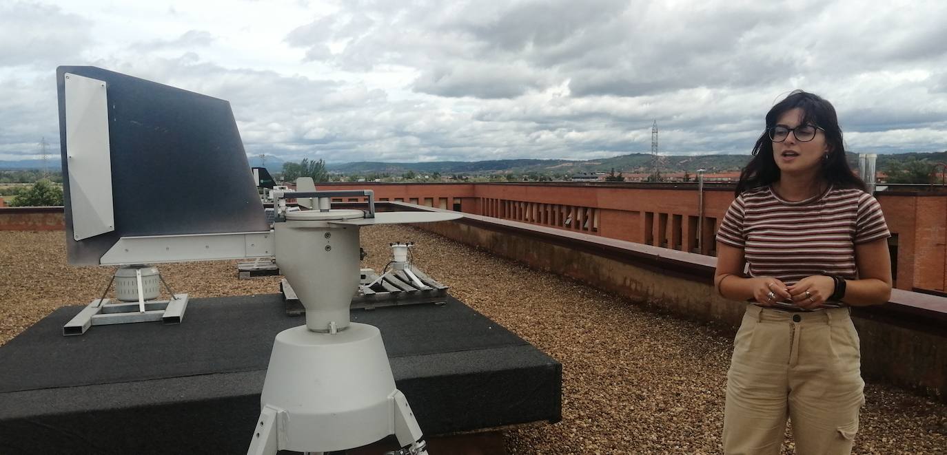 Algunos de los aparatos que miden el aire en la ULE