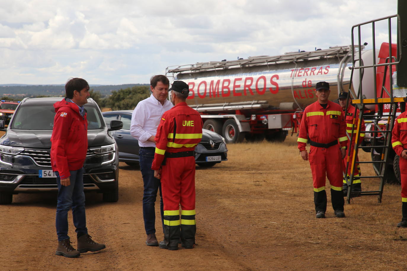 Fotos: Mañueco anuncia desde Sarracín de Aliste (Zamora) un plan especial de recuperación medioambiental y socioeconómica