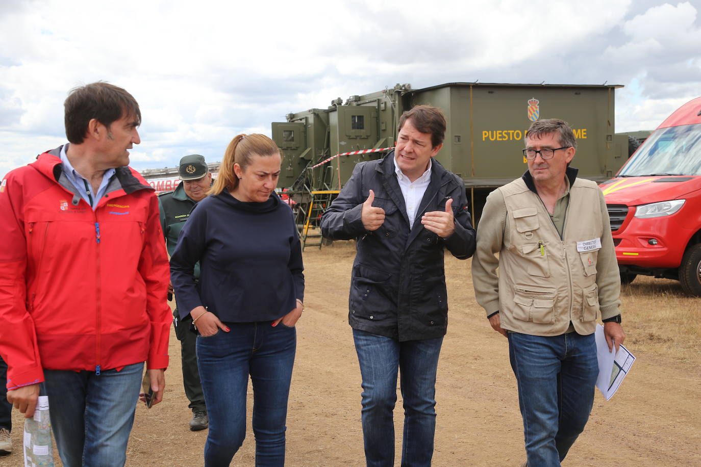 Fotos: Mañueco anuncia desde Sarracín de Aliste (Zamora) un plan especial de recuperación medioambiental y socioeconómica