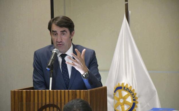 Juan Carlos Suárez-Quiñones durante su intervención. 