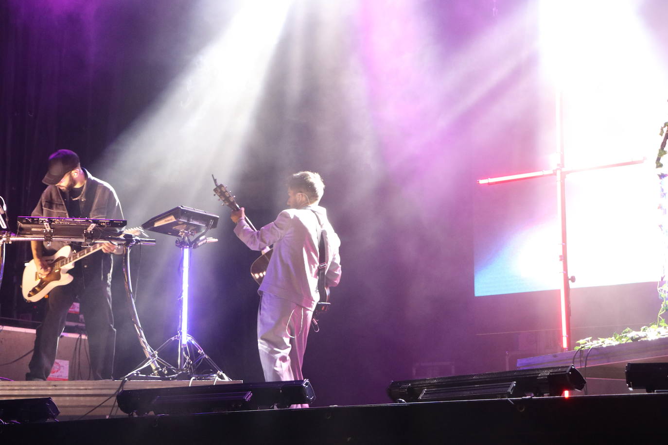 Imagen del concierto de Polaroids y Siloé. 