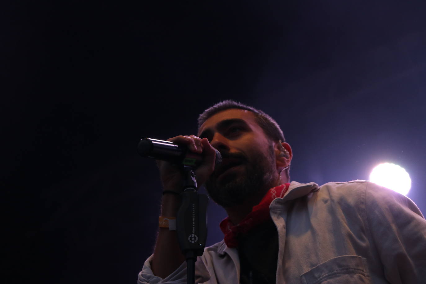 Concierto de Rayden en la Plaza Mayor de León.