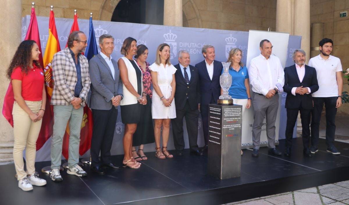 El trofeo más importante del golf femenino recorre España antes de su celebración en septiembre de 2023 en Málaga con parada en la provincia leonesa