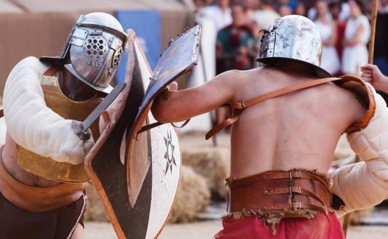 Fiesta de Astures y Romanos que acoge Astorga cada año.