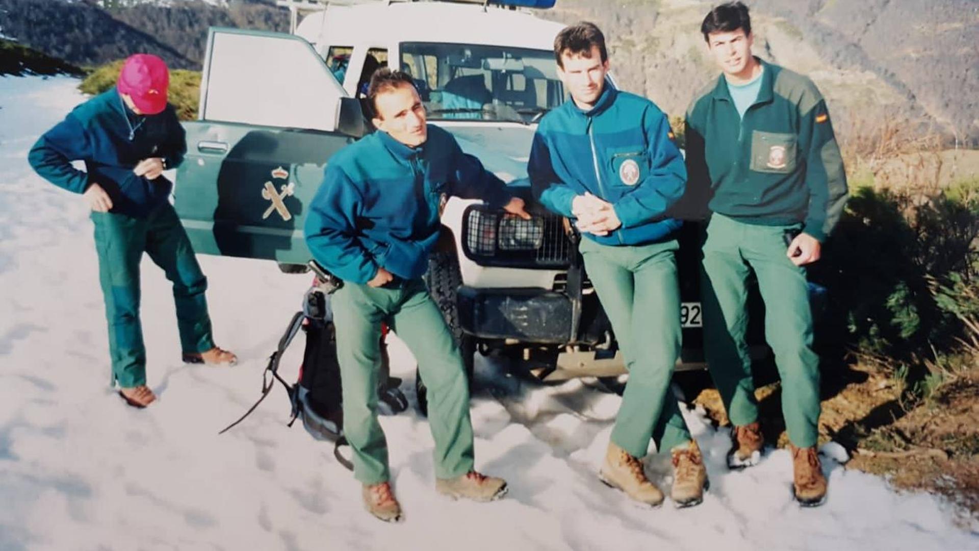 GREIM de Sabero | Isidoro Álvarez, «Bumer» y Ovidio Abad guardias civiles con 30 años de experiencia en rescates de montaña