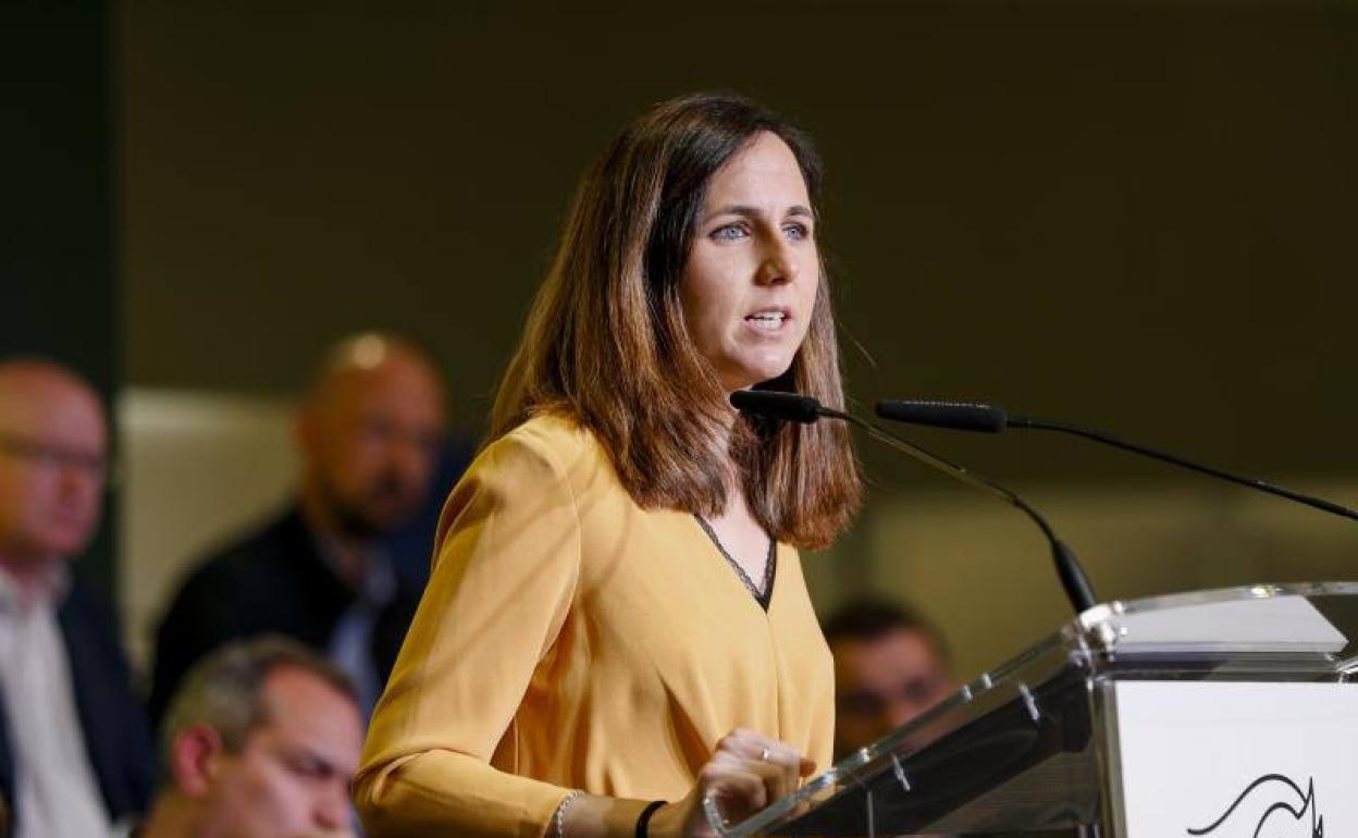 La ministra de Derechos Sociales, Ione Belarra.