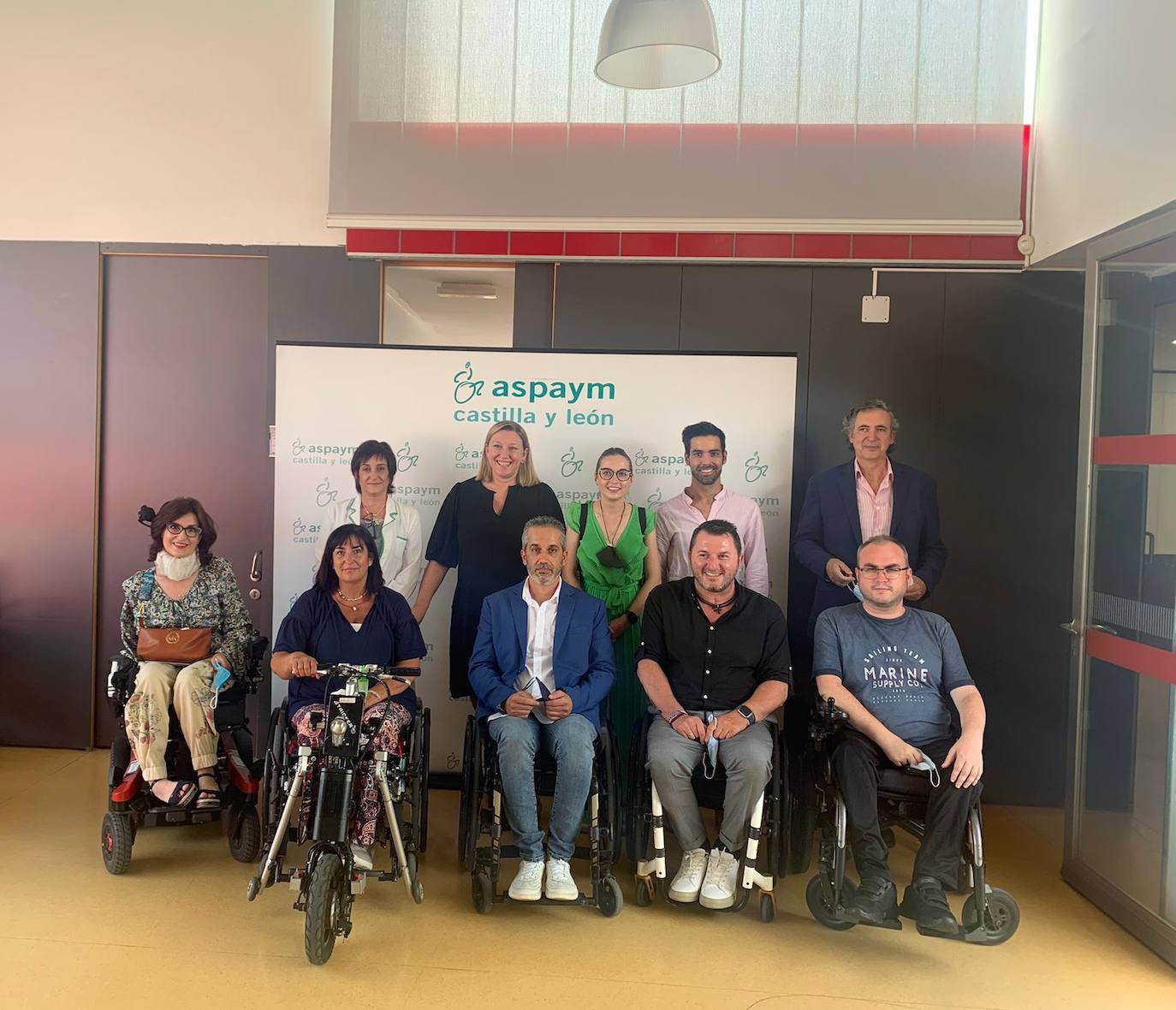 Presentación del XXV Campamento de Aspaym, el cual se celebrará en Cubillos del Sil.