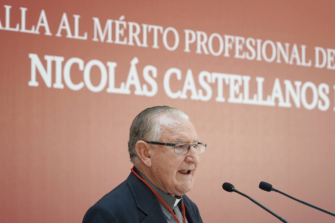 Fotos: Entrega la medalla el Mérito Profesional de Castilla y León al obispo y misionero Nicolás Castellanos