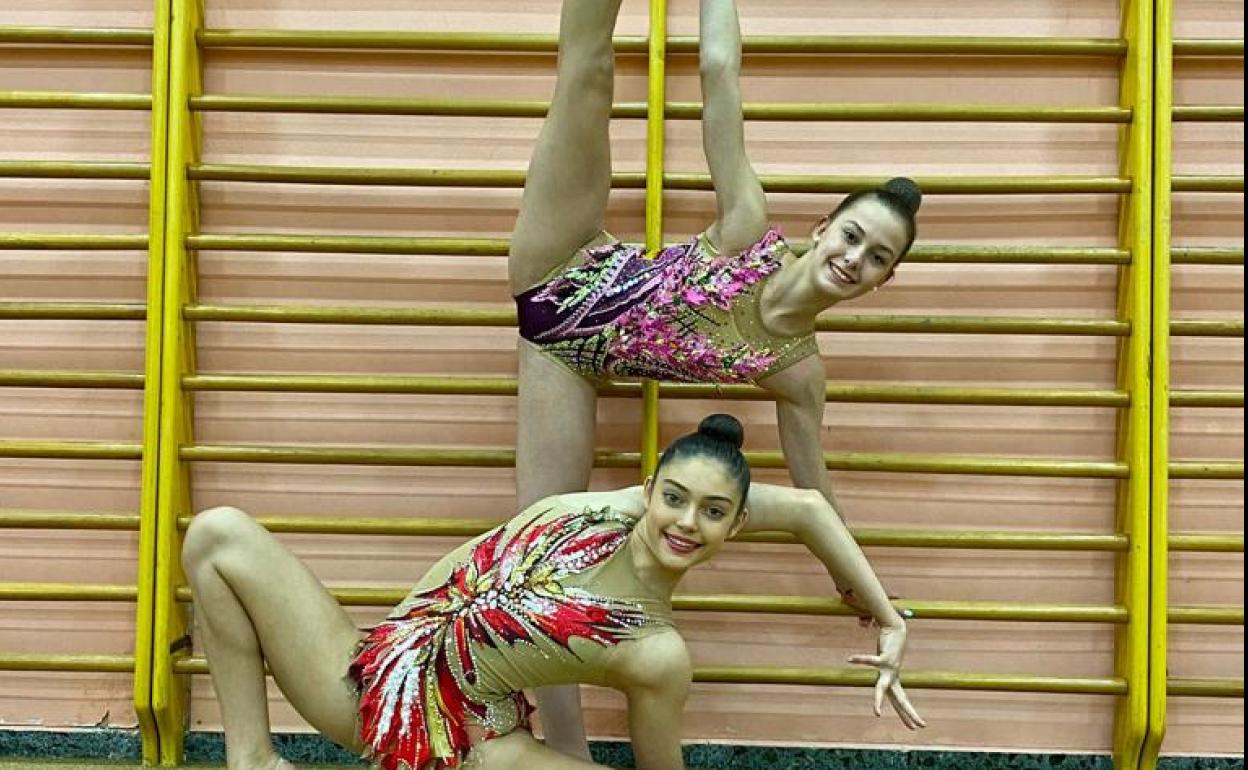 Las dos gimnastas que han sido convocadas por la selección.